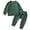 Dark Green, variant on Ymyiu New Born Clothes Baby Girl Casual Baby Girl 2-Piece Outfit Set: Soft Infant Top + Comfy Toddler Pant (Pink,18-24 Months)