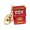 thumbnail image 2 of Xuanheng Tirelire de Machine à sous avec Moulinet Rotatif Cadeaux de Jeu Amusants pour Femmes Garçons Rouge, 2 of 8