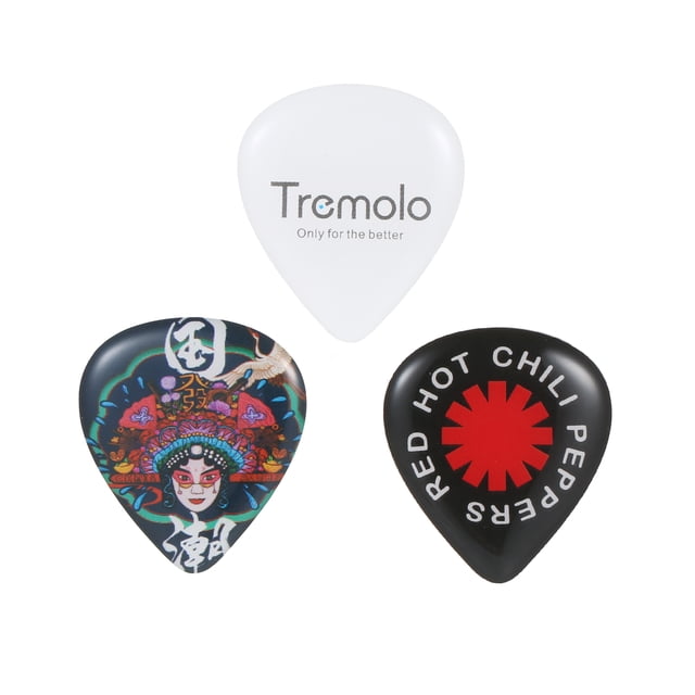 Moobody 3Pcs Guitar Picks Musical Instrument Accessories for Electric Guitar Bass (Heavy)