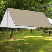 Meitianfacai Outdoor Camping Canopy Tent, Sun and UV Protection, Rainproof, with Portable Storage Bag(No Ropes), Thick Sunshade Sail, Outdoor Shelter Tent, for Beach, Picnic, Backyard,10*13ft