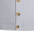 thumbnail image 4 of Men's Casual V-neck Button Cardigan Sweater - Perfect for Layering, 4 of 5