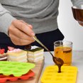 thumbnail image 1 of EXHUMKY 1Set Green Ice Cube Tray For Ice Cube Moulds And Jelly Baking Adults, 1 of 8