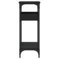 thumbnail image 3 of vidaXL Console Table with Shelf Black 75x29x75cm Engineered Wood, 3 of 7