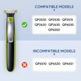 thumbnail image 3 of Case for O Blade Electric Shaver, Compatible with QP2724, QP2520, QP2630 O Blade 360 & O Blade Pro, Electric Face Body Trimmer and Guide Comb Guard Replacement Heads Shaver Razor Travel Case, 3 of 5