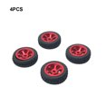 thumbnail image 4 of maskred 4pcs/set RC Roue Jante Pièces de Modification de Pneu pour 1/28 Wltoys K969 RC Voiture Véhicule Roue de Mise à Niveau Rouge 1Set, 4 of 6