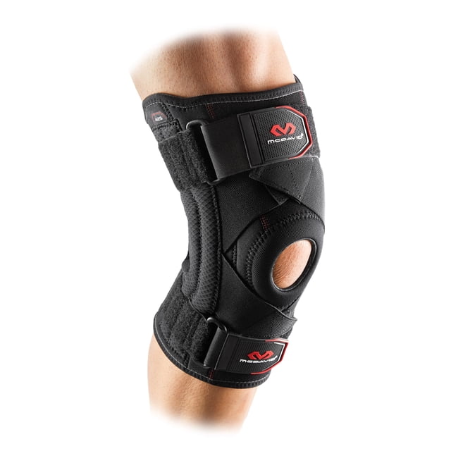 McDavid Knee Brace Support with Side Stays, Compression Knee Sleeve & Cross Straps for Patellar Tendon Support, Tendonitis, Arthritis Pain Relief, Recovery, Knee Bra
