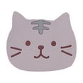 thumbnail image 1 of Coffee Cups Ceramic Cup Mat Fun Cat Mat Cat Shaped Ceramic Mat Anti Slip Thermal Mat Silicone Rubber Cup Mat Cat Enthusiast Table Coffee Table Restaurant Decoration, 1 of 6