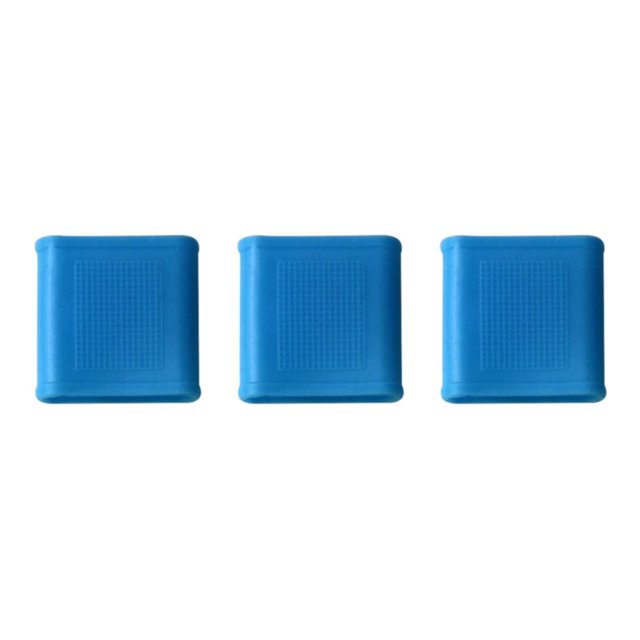 Decodeary Soft Golf Finger Sleeves Silicone Protector Wrap Support Blue 27mm 23mm 27mm 3Set