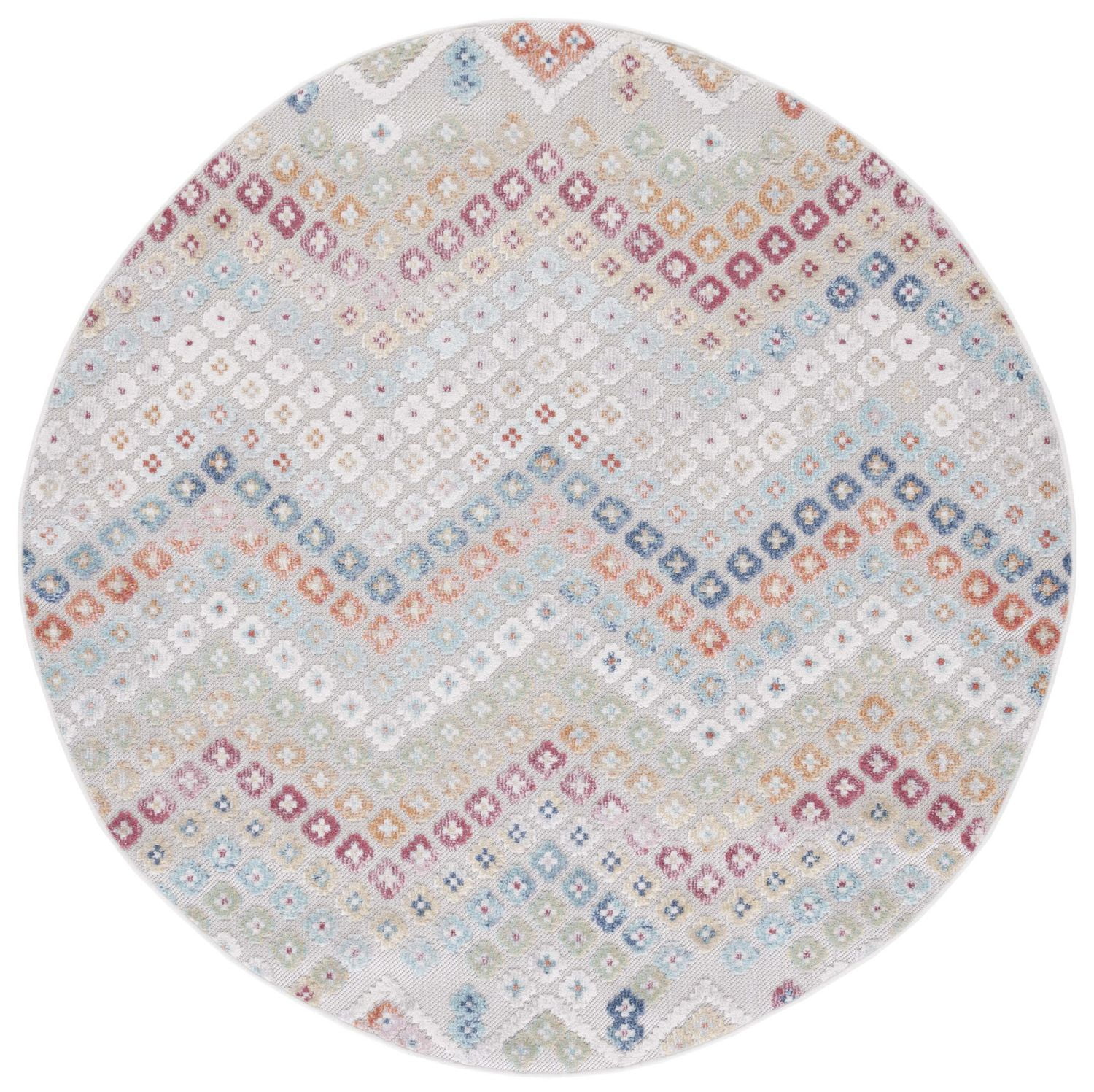 SAFAVIEH Cabana Aurora Floral Indoor/Outdoor Area Rug