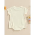 thumbnail image 4 of xiaxaixu Barboteuses pour Filles et Garçons, Été Manches Courtes Col Rond Poche Poitrine Combinaison Courte pour Bébé, 4 of 8