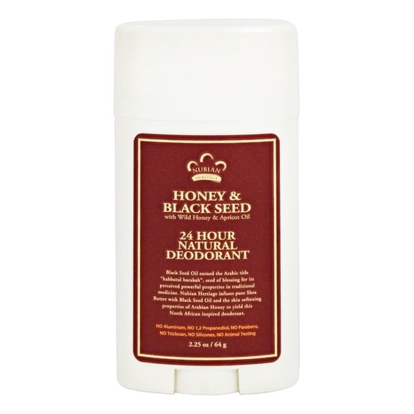 Nubian Heritage - 24 Hour Natural Deodorant Honey & Black Seed - 2.25 oz.