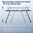 thumbnail image 4 of GloryStar Truck Bed Armrest Handle, Aluminum Shoulder Bracket with Iron Leg Support for Pickup Truck Rack, 4 of 9