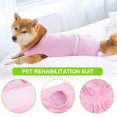 thumbnail image 3 of MesaSe Vêtements de Récupération pour Animaux de Compagnie Confortable Respirant Réglable Chirurgie pour Chien Récupération Costume Protection Anti-Léchage Approvisionnement pour Animaux de Compagnie Rose, 3 of 13