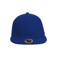 thumbnail image 2 of Top Headwear Plain Flat Bill Fitted Hat, Royal 7, 2 of 2