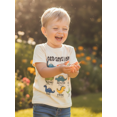 thumbnail image 4 of Argulvti T-Shirt d'Été pour Petits Garçons, Manches Courtes à la Mode, Col Rond, Imprimé de Lettres Dinosaure, 4 of 7