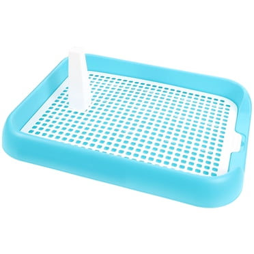 KAKOWELY Puppy Toilet Anti-slid Training Pee Pad Mesh Dog Toilet Dog Potty Tray,17.72"X13.98"X5.51"