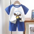 thumbnail image 1 of LSLJS Bébé Garçon d'Été Mignon Imprimé Col Rond Short à Manches Courtes Ensemble Vêtements d'Été Vêtements pour Enfants à la Mode 2024, 1 of 3
