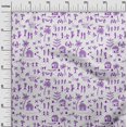 thumbnail image 3 of oneOone Velvet Violet Fabric Asian Floral Block Sewing Material Print Fabric By The Yard 58 Inch Wide, 3 of 4