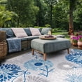 thumbnail image 4 of SAFAVIEH Cabana Garnet Floral Outdoor Area Rug, 4 of 5