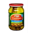 thumbnail image 1 of Bick's 50% Less Salt Sandwich Savers Pickles, 1 of 1