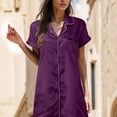 thumbnail image 2 of Kcodviy Nuisette en Satin pour Femmes, Chemise de Nuit, Robes de Nuit pour Femmes, Coton, Mini Combinaison, Chemise Courte, Chemises de Nuit pour Femmes, Tenue de Nuit, Chemises de Nuit pour Femmes, 2 of 5