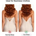 thumbnail image 4 of YANDW Strapless Lightly Padded Full Figured Coverage Bra Clear Back Multiway Invisible Straps Backless Brassiere for Women, 4 of 7