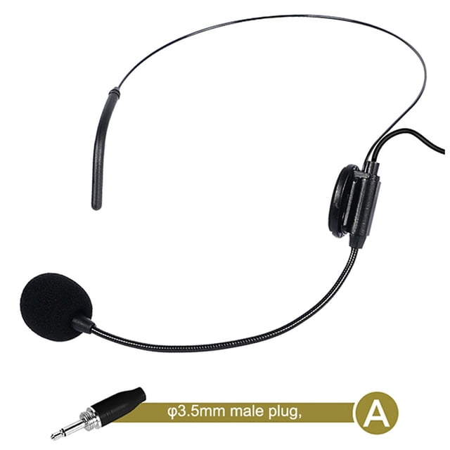 MYG Casque Portable avec Microphone 3.5mm pour Guide Lecture Discours Enseignement