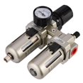 thumbnail image 2 of Wchiuoe Luftfilterregler Und -öler Filterregler Mit Manometer 3/8 " Öl/Wasser Abscheider-Kit Zur Luftaufbereitung, 2 of 8