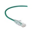 thumbnail image 1 of Black Box Slim-Net - Patch cable - RJ-45 (M) to RJ-45 (M) - 5 ft - UTP - CAT 6a - booted, molded, stranded - green, 1 of 3