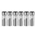 thumbnail image 1 of Unique Bargains Candle Shape Covers Sleeves Iron Candelabra Base Silver 6 Count, 1 of 6