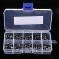 thumbnail image 3 of 100pcs Rod Repair Kit Mixed Size Fishing Rod Eye Rod Guides Line Ring Tips 2.1-3.0mm, 3 of 9