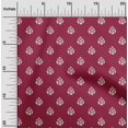 thumbnail image 1 of oneOone Organic Cotton Poplin Twill Fabric Floral Block Print Sewing Fabric BTY 42 Inch Wide, 1 of 4