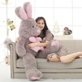 thumbnail image 3 of 100cm American Big Rabbit Plush Doll Soft Appease Toys for Valentine‘s Day Gifts, 3 of 6