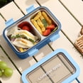 thumbnail image 4 of EGNMCR Lunch Box Compartment Lunch Box For Office Workers Temperature Lightweight Students With Rice Divider Stainless Steel Insulation Lunch Box Bento lunch boxes, 4 of 6