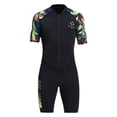 thumbnail image 2 of Combinaison Isothermique 5 mm en Néoprène Chaude à Manches Courtes pour Plongée par Temps Froid, Combinaison Humide pour Femmes Adultes, Plongée, Natation, Plongée sous-Marine, Surf, Maillot de Bain, L L, 2 of 5