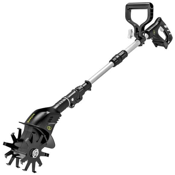 Sun Joe 24V Cordless Garden Tiller & Cultivator, Battery Powered for Gardening (Tool Only)