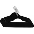 thumbnail image 2 of 10 Pcs de Cintres Antidérapants en Velours pour Adultes (Noir), 2 of 5