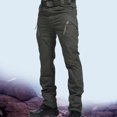 thumbnail image 3 of cllios Men's Cargo Pants Plus Size Multi Pockets Pants Outdoor Work Trousers Comfortable Camping Cargo Pants, 3 of 8