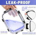 thumbnail image 4 of Sorbus Rectangular Glass Meal Prep Containers Set of 10 with Airtight Lids (20pcs), 4 of 7