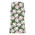 thumbnail image 3 of LSLJS Débardeurs de Baseball pour Hommes Été Décontractés Sans Manches T-Shirts Amusants Débardeurs Graphiques de Baseball, 3 of 4