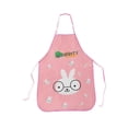 thumbnail image 2 of Oleegame 2PC Pretty Apron Korean Version Of Cute Apron Cartoon Design Bust Apron Kitchen Sleeveless Apron Pink, 2 of 9