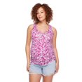thumbnail image 4 of Paisley Sky Maternity Snap Henley Tank, 4 of 6