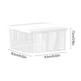 thumbnail image 1 of JilgTeok 1 Packs Stackable Plastic Food Storage Containers with Lids for Kitchen Pantry Refrigerator Organization Clear Bins for Snacks Fruits Vegetables, 1 of 9