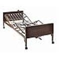 thumbnail image 3 of Full Electric Hospital Bed with Half Rails Included - for Home Care Use and Medical Facilities - Fully Adjustable, Easy Transport Casters, Remote - 80" x 36" - No Mattress, 3 of 4