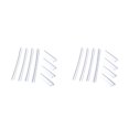 thumbnail image 2 of Thinsony 8pcs Car Door Edge Guards Set Auto Slim Bumper Strip Kit Trim Molding Protection Anti-rub Scratch Protector white 2Set, 2 of 6