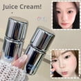 thumbnail image 4 of HERORANGE Liquid Blush Cheek Natural Contouring Brightening Pink Liquid Blush With Brush Facial, 4 of 8