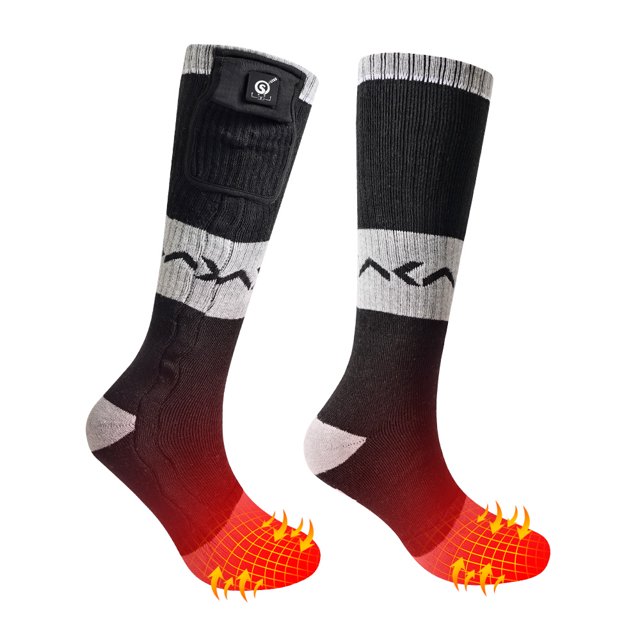 Savior Heated Socks with Rechargeable Electric Battery for Men & Women