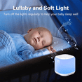 thumbnail image 3 of White Noise Machine with 7 Color Night Light and 34 Sleep Aid Sounds for Soothing Emotions,Promoting Sleep,Sound Machine, 3 of 8