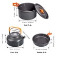 thumbnail image 2 of Camping Cooking Set Camping Cookware Set 16pcs Camping Pot pan Set Nesting Camp Cook Set, 2 of 8