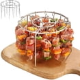 thumbnail image 1 of Vertical Air Fryer Grill with 360° Hot Air Circulation, Stainless Steel Multi-Function Oven for Healthy Oil-Free Cooking, Fast Heating Kitchen Appliance for Chicken Fries Baking BBQ, 1 of 7